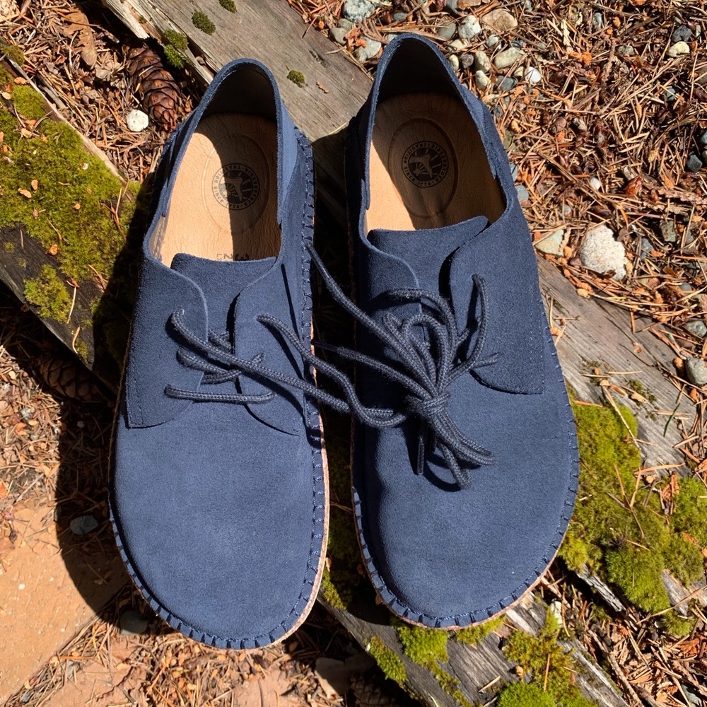 Navy Blue Gary Birkenstock Sneaker